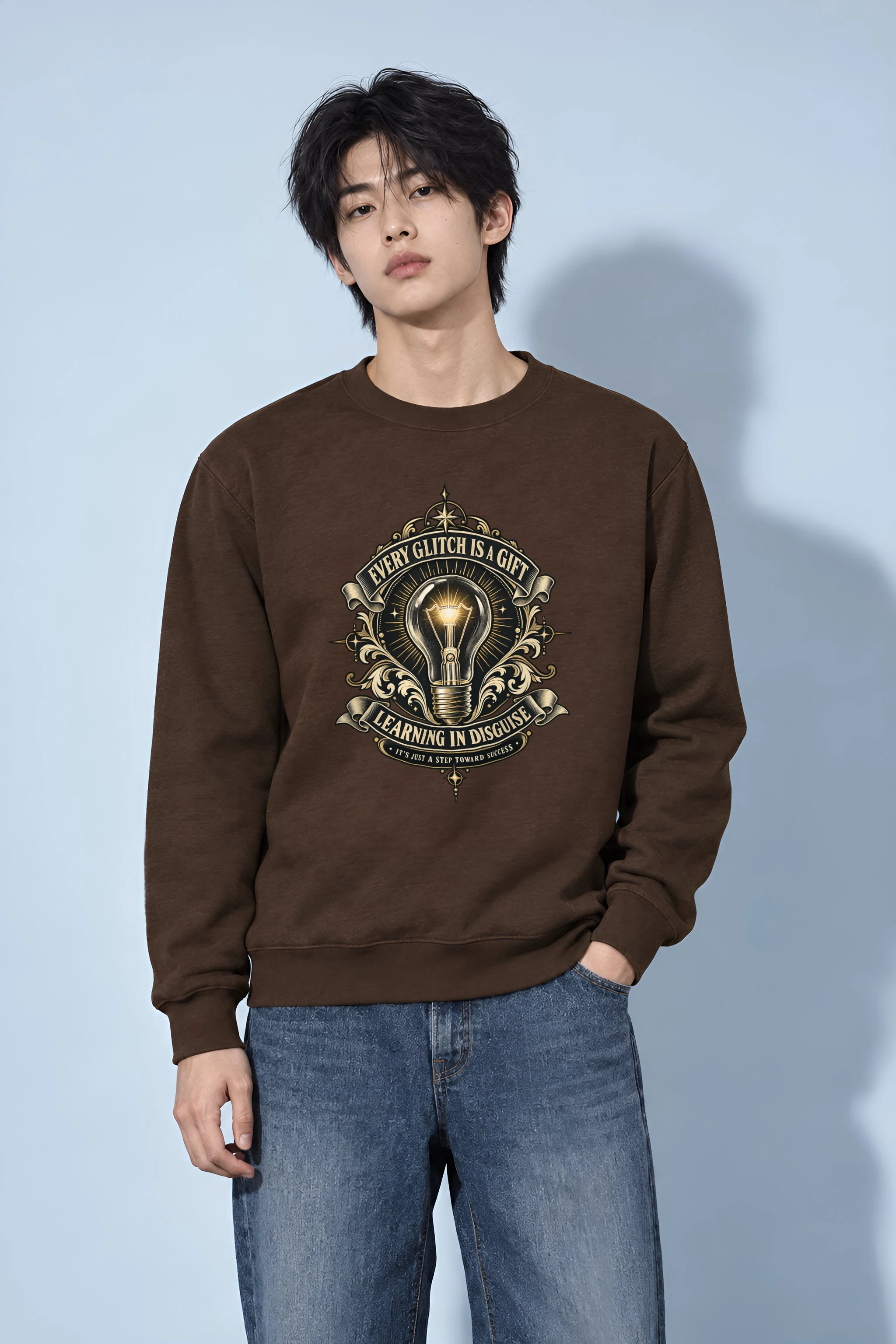 "Every Glitch Is A Gift" 1 Crewneck Sweatshirt