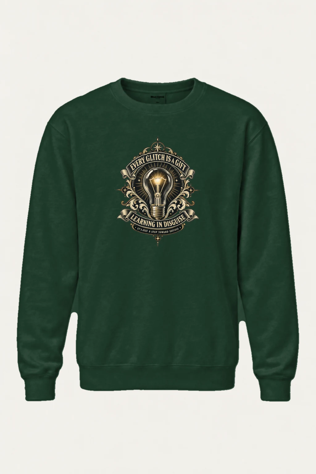 "Every Glitch Is A Gift" Heavy Blend Unisex Crewneck Sweatshirt | Gildan 18000