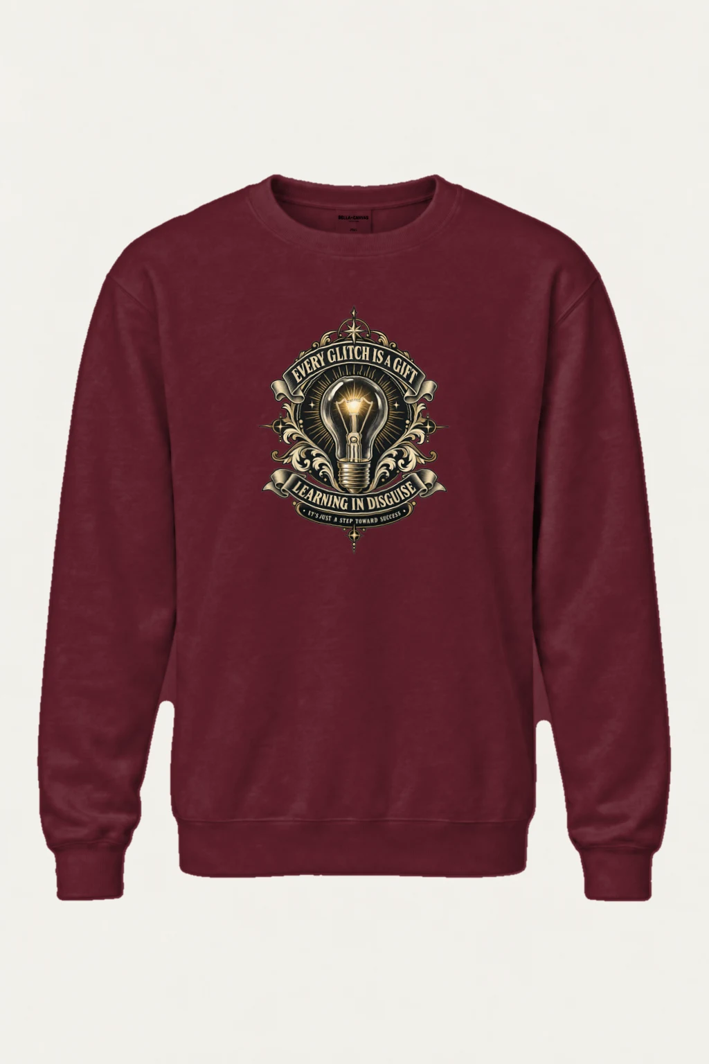 "Every Glitch Is A Gift" Heavy Blend Unisex Crewneck Sweatshirt | Gildan 18000