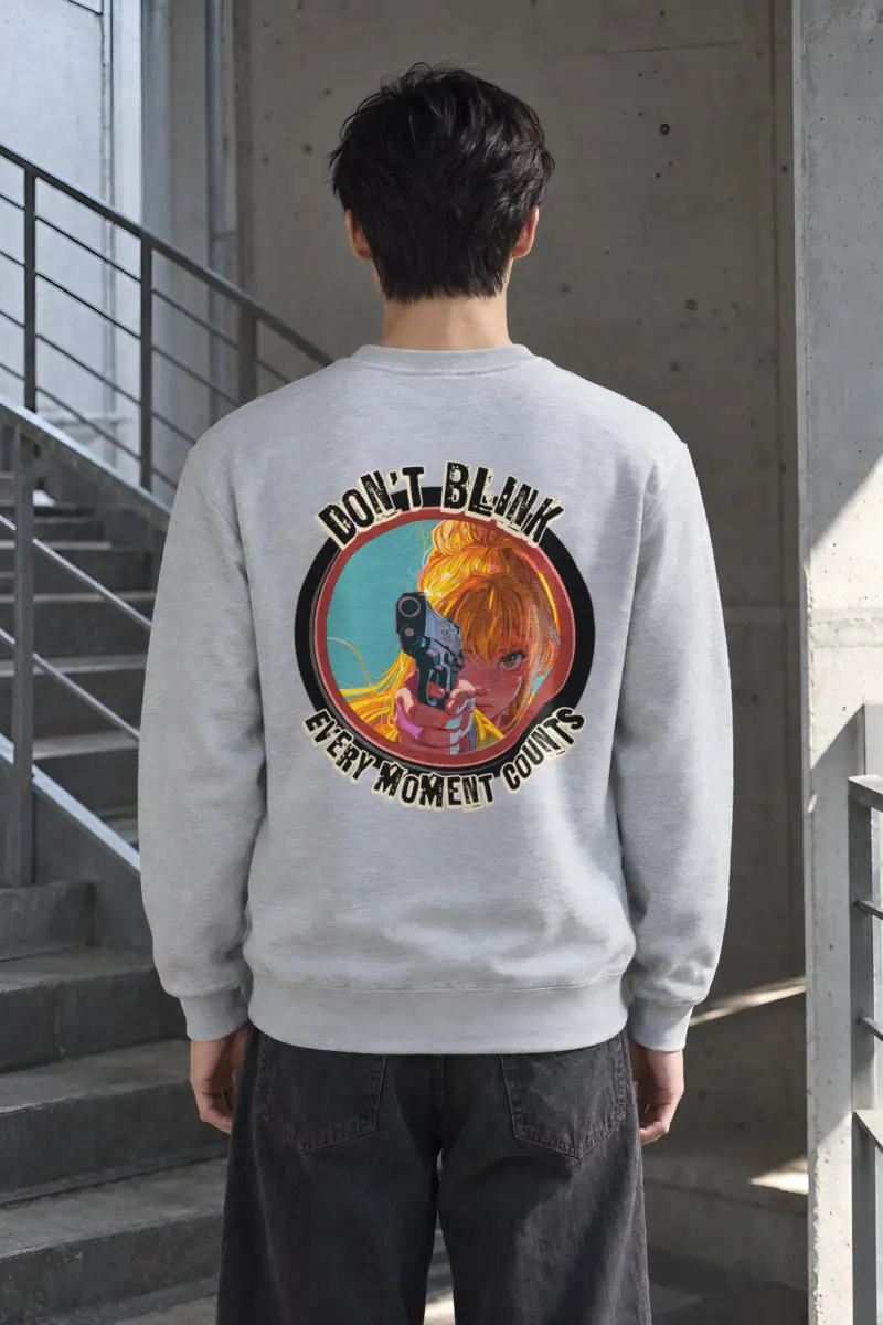 "Every Moment Counts" Heavy Blend Unisex Crewneck Sweatshirt