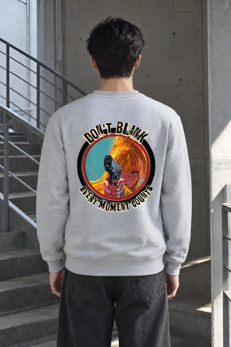 "Every Moment Counts" Heavy Blend Unisex Crewneck Sweatshirt