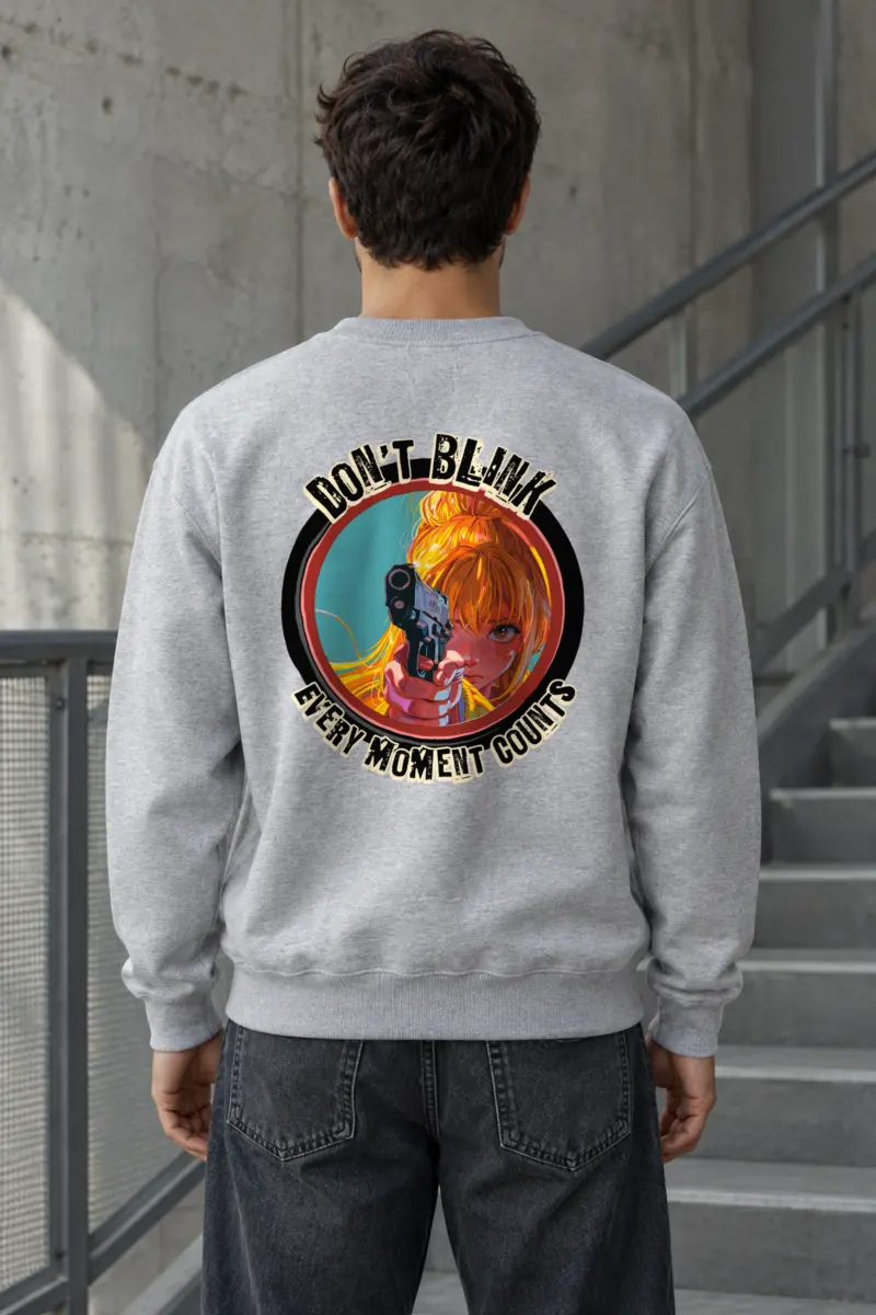 "Every Moment Counts" Heavy Blend Unisex Crewneck Sweatshirt