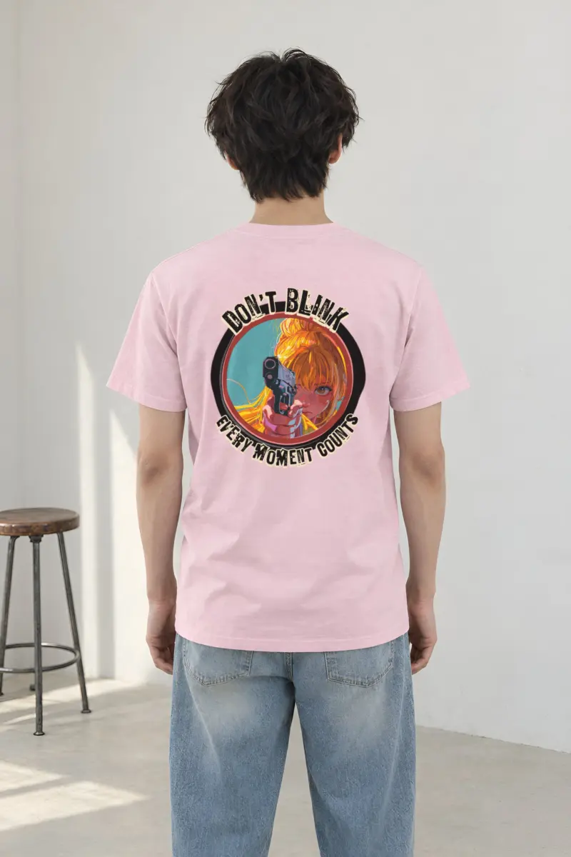 "Every Moment Counts" Heavyweight Unisex Crewneck T-shirt