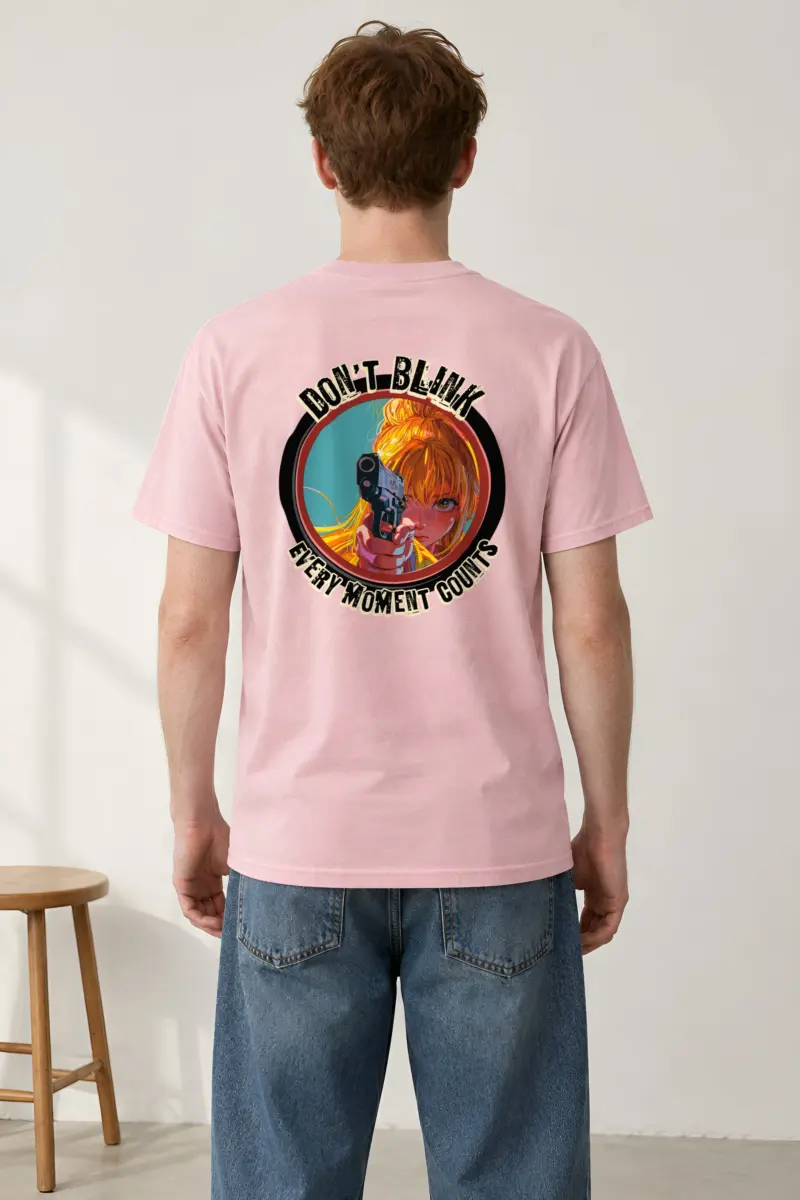 "Every Moment Counts" Heavyweight Unisex Crewneck T-shirt
