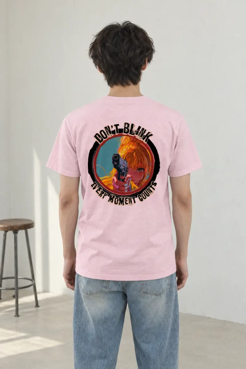 "Every Moment Counts" Heavyweight Unisex Crewneck T-shirt | Gildan 5000