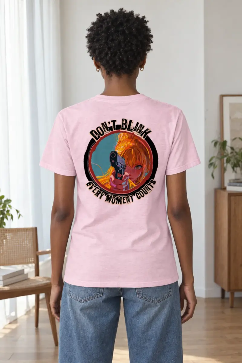 "Every Moment Counts" Heavyweight Unisex Crewneck T-shirt | Gildan 5000