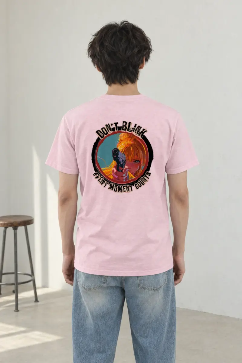 "Every Moment Counts" Heavyweight Unisex Crewneck T-shirt