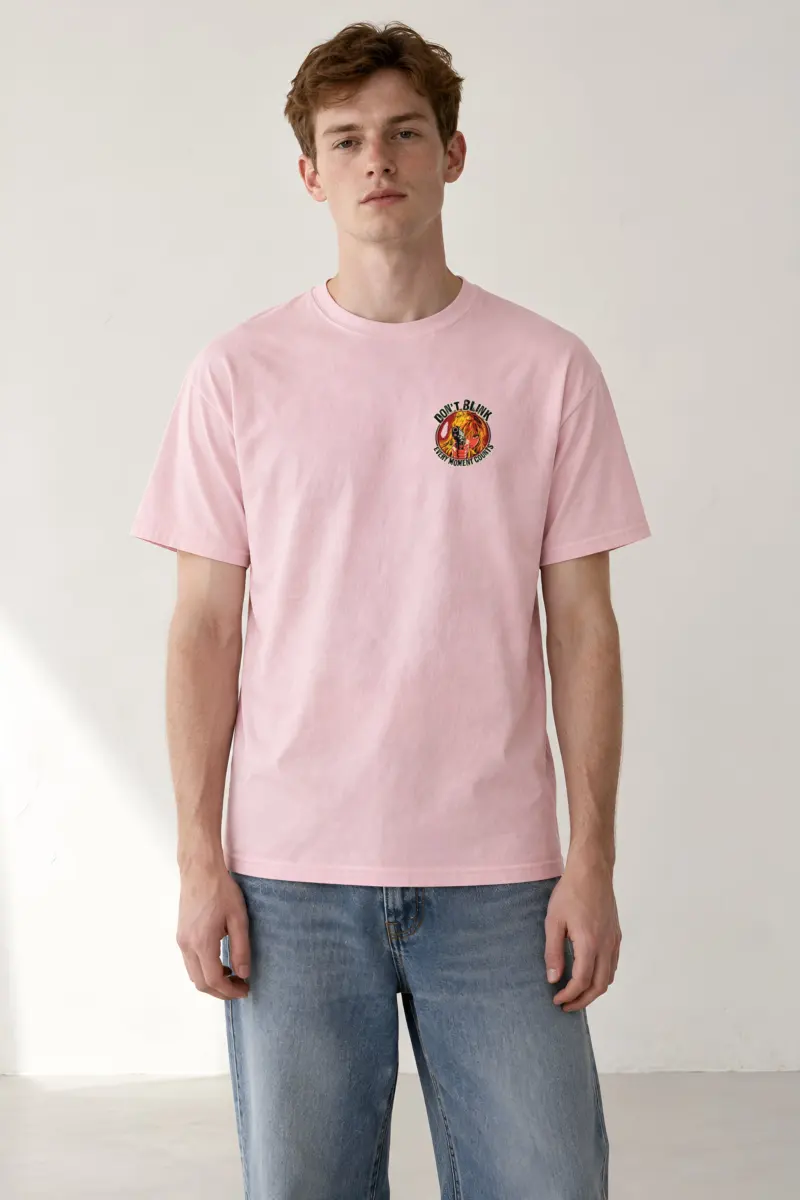 "Every Moment Counts" Heavyweight Unisex Crewneck T-shirt