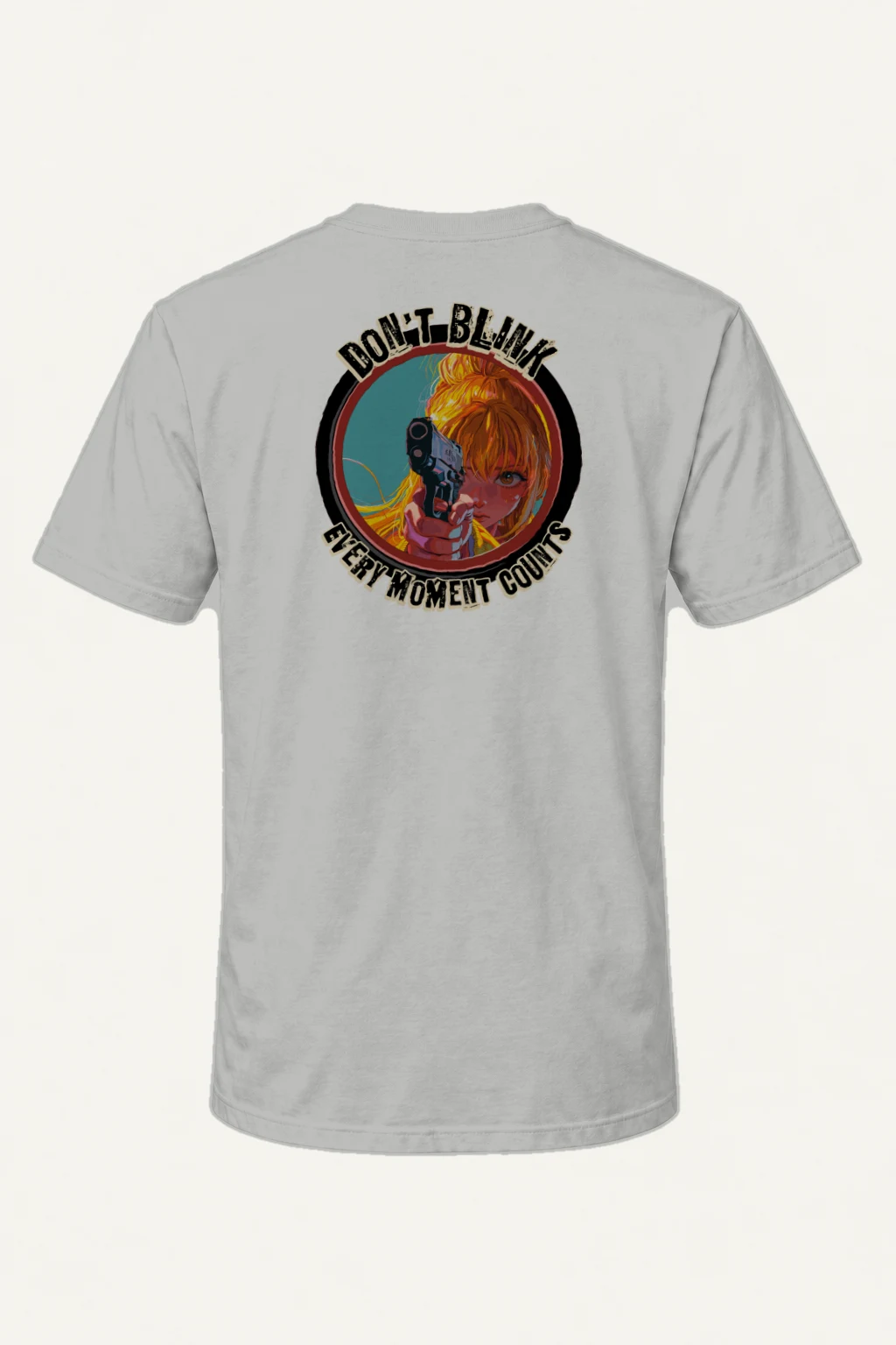 "Every Moment Counts" Heavyweight Unisex Crewneck T-shirt | Gildan 5000