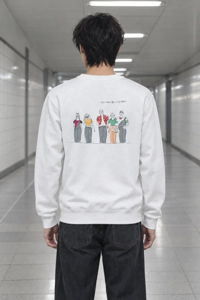 "Everyone Was Cool Once" Heavy Blend Unisex Crewneck Sweatshirt