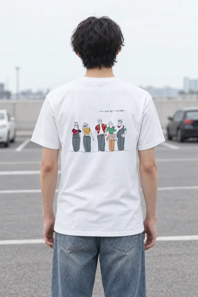 "Everyone Was Cool Once" Heavyweight Unisex Crewneck T-shirt