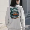 "Exploration Awaits" Heavy Blend Unisex Crewneck Sweatshirt | Gildan 18000