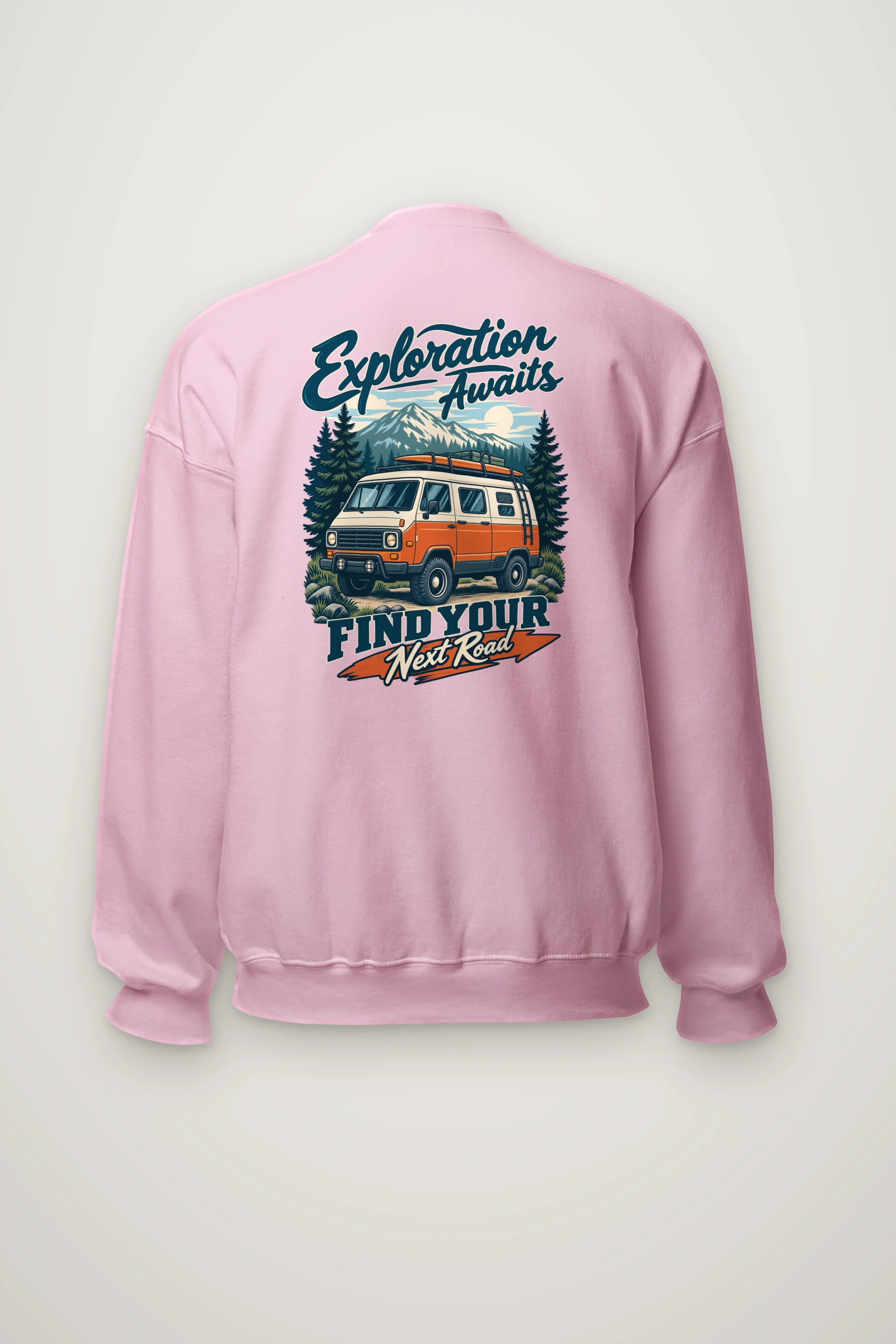 "Exploration Awaits" Heavy Blend Unisex Crewneck Sweatshirt