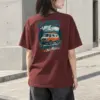 "Exploration Awaits" Heavyweight Unisex Crewneck T-shirt | Gildan 5000