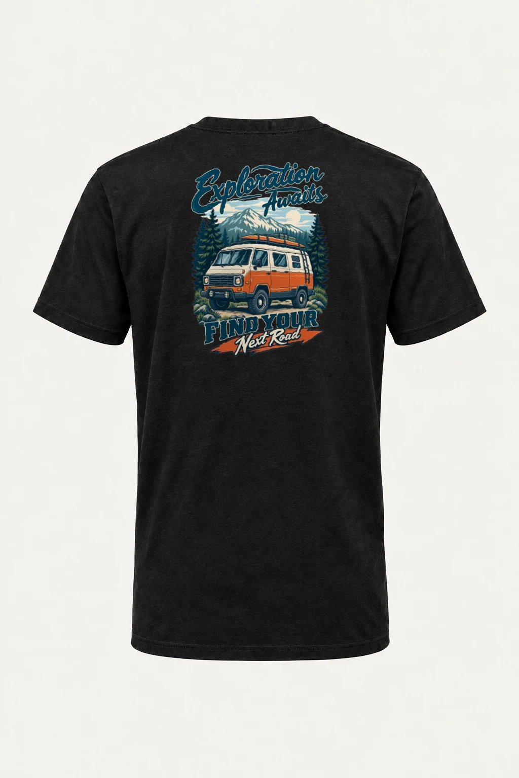 "Exploration Awaits" Heavyweight Unisex Crewneck T-shirt | Gildan 5000