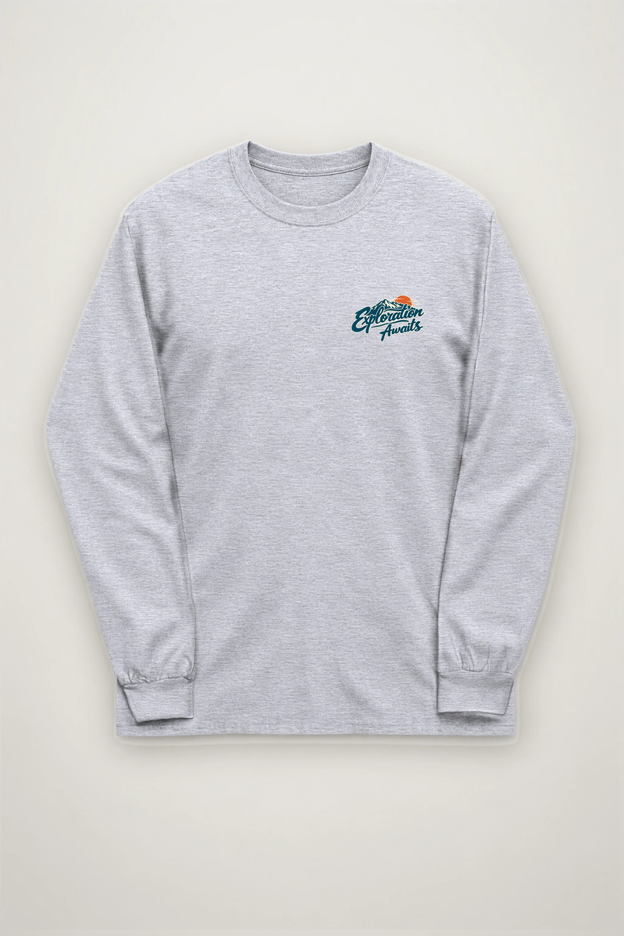 "Exploration Awaits" Unisex Longsleeve T-shirt