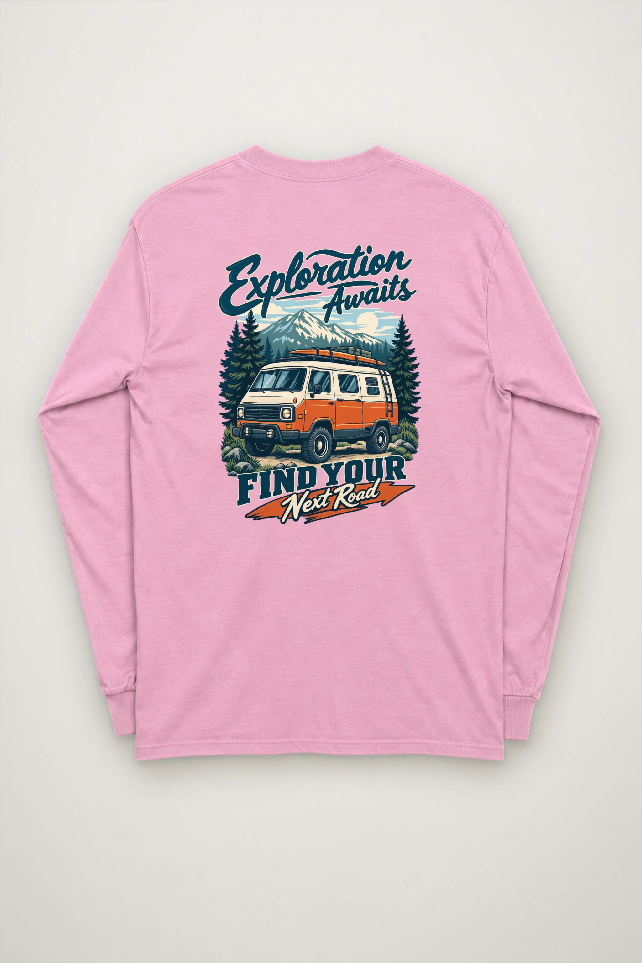 "Exploration Awaits" Unisex Longsleeve T-shirt