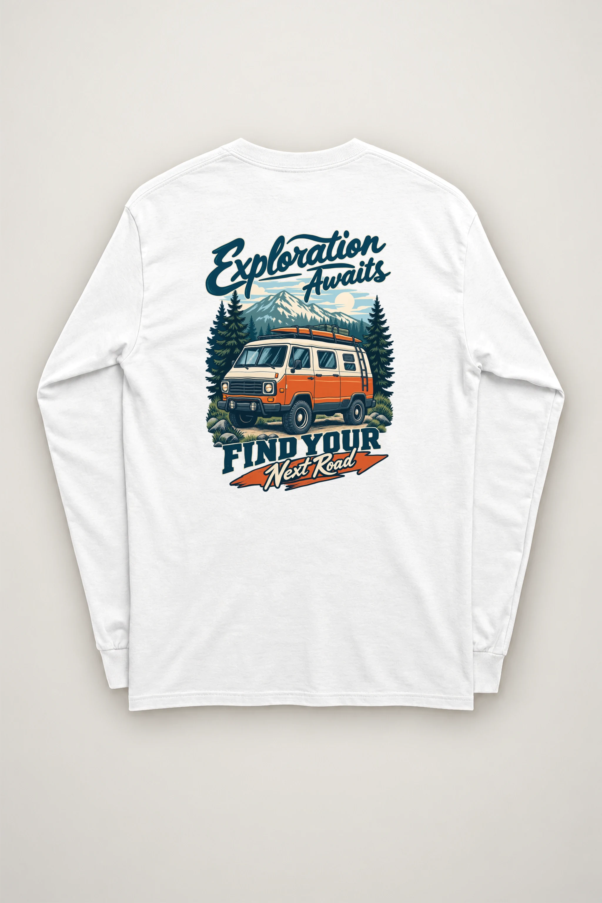 "Exploration Awaits" Unisex Longsleeve T-shirt