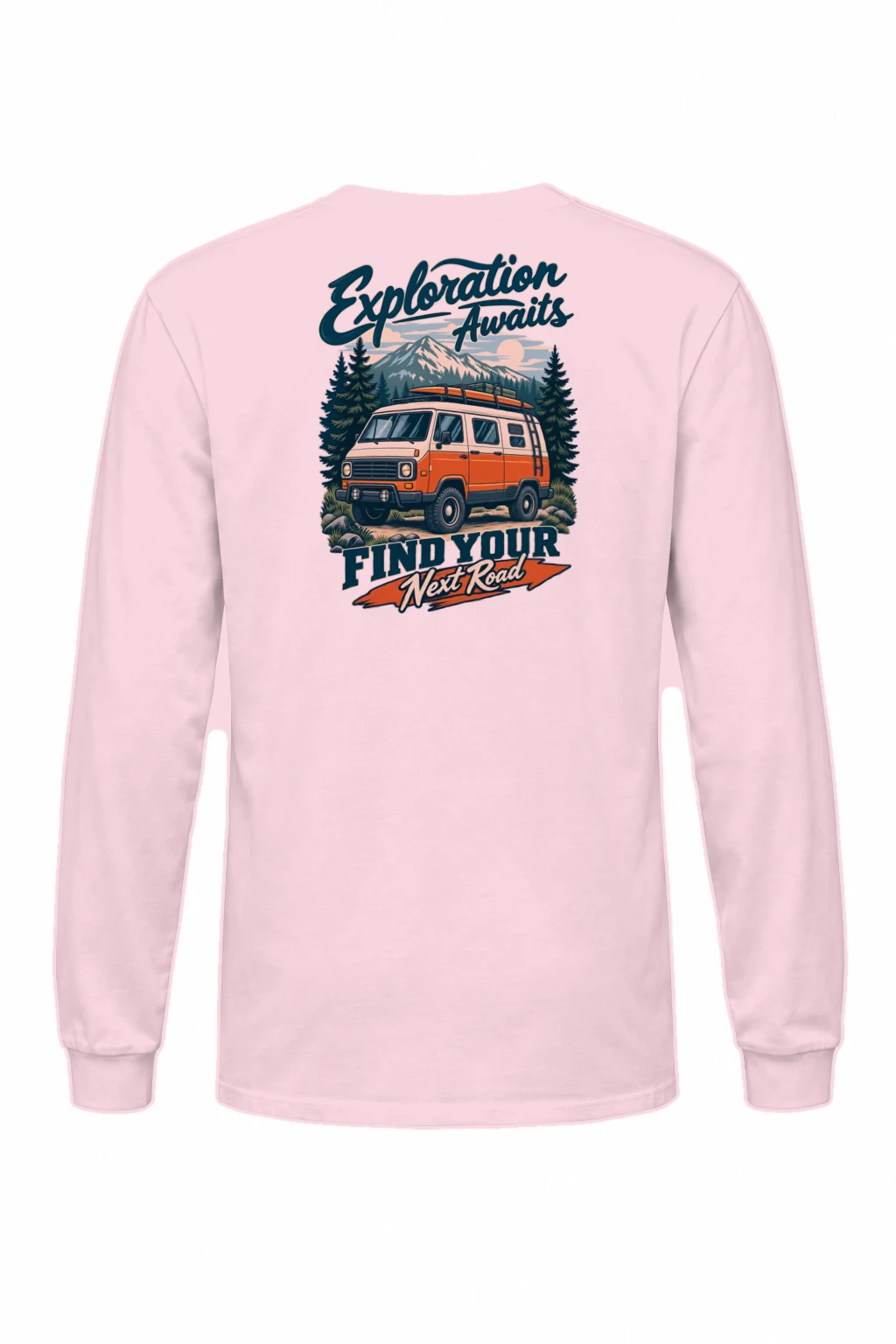 "Exploration Awaits" Unisex Longsleeve T-shirt | Gildan 2400