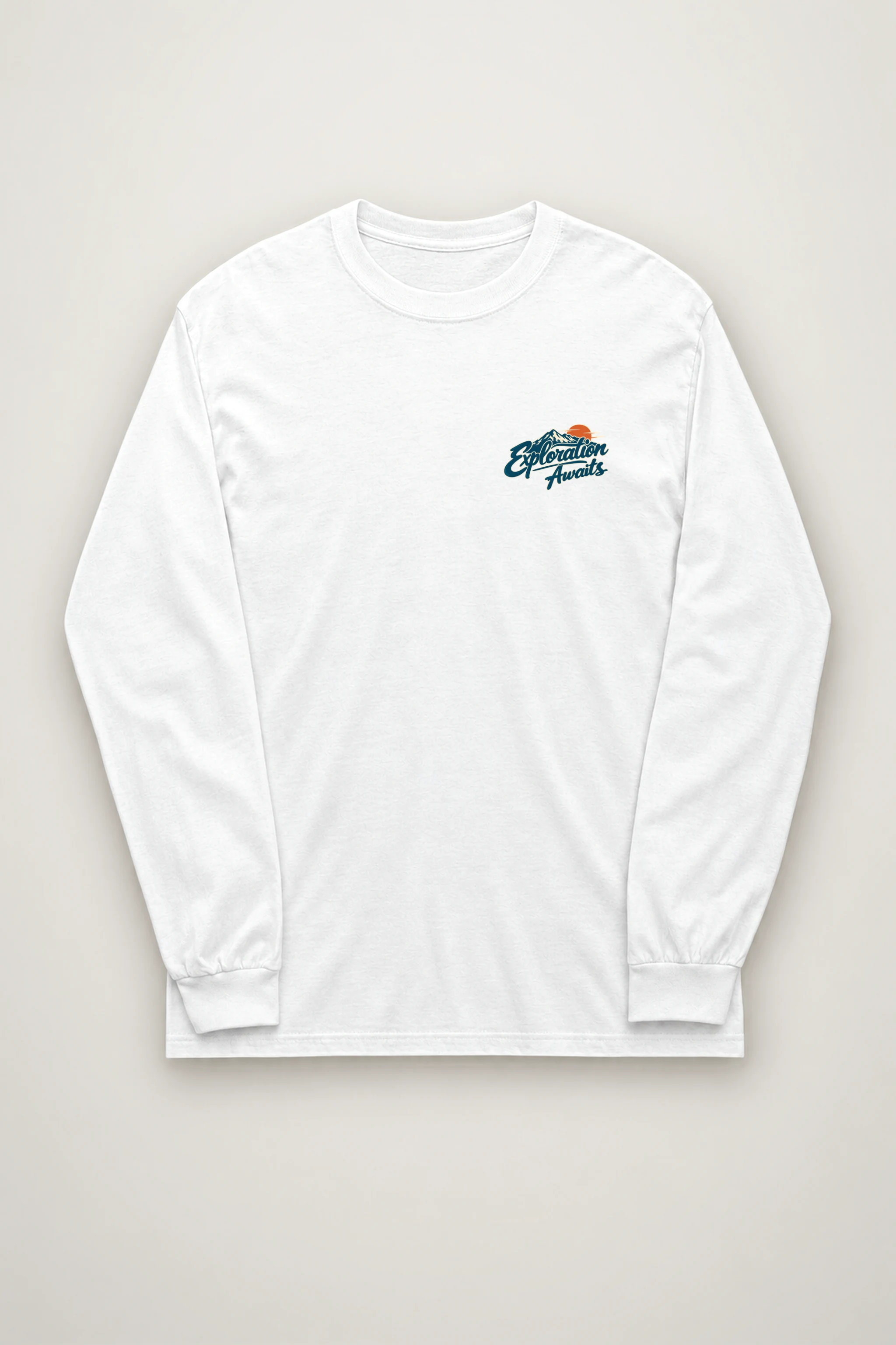 "Exploration Awaits" Unisex Longsleeve T-shirt