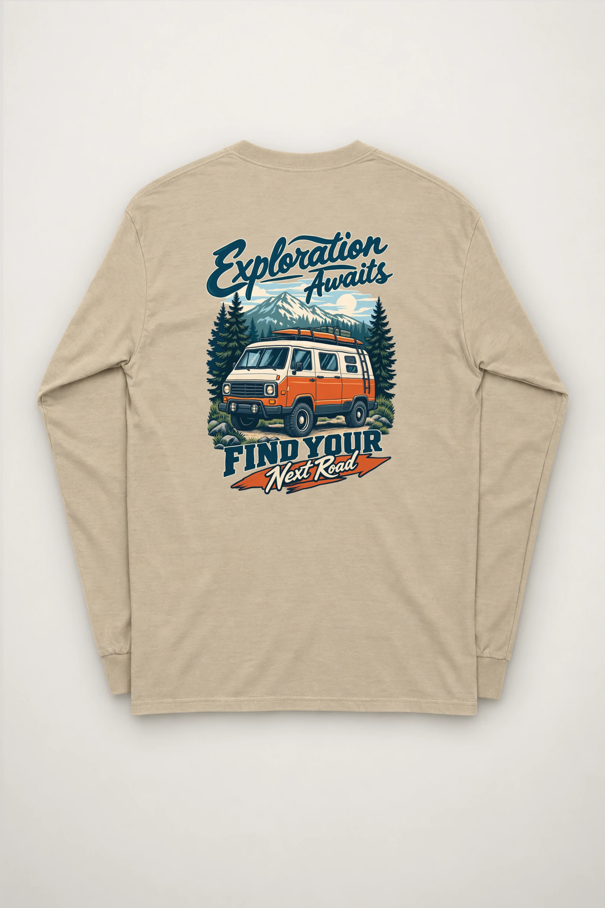 "Exploration Awaits" Unisex Longsleeve T-shirt