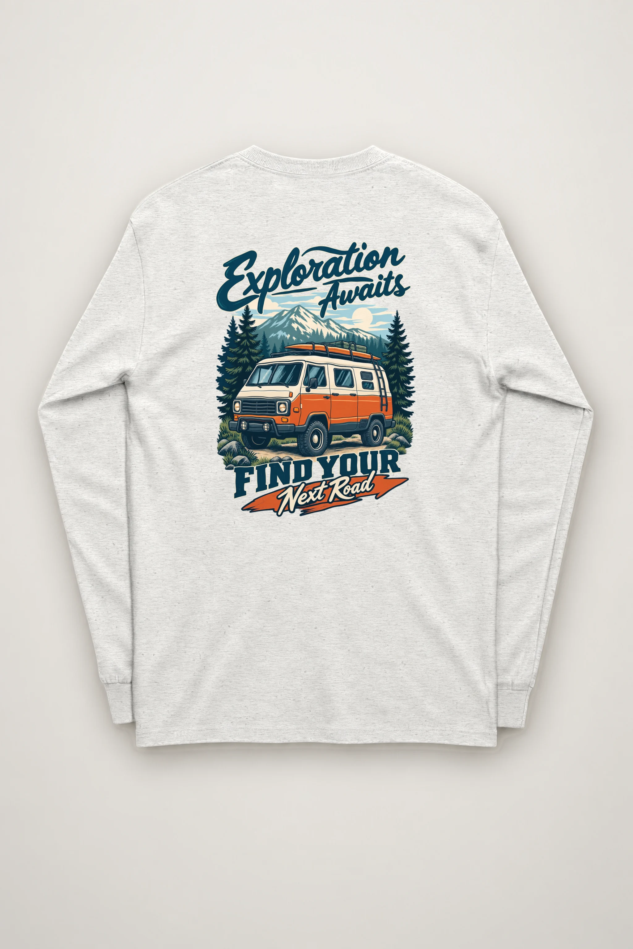 "Exploration Awaits" Unisex Longsleeve T-shirt