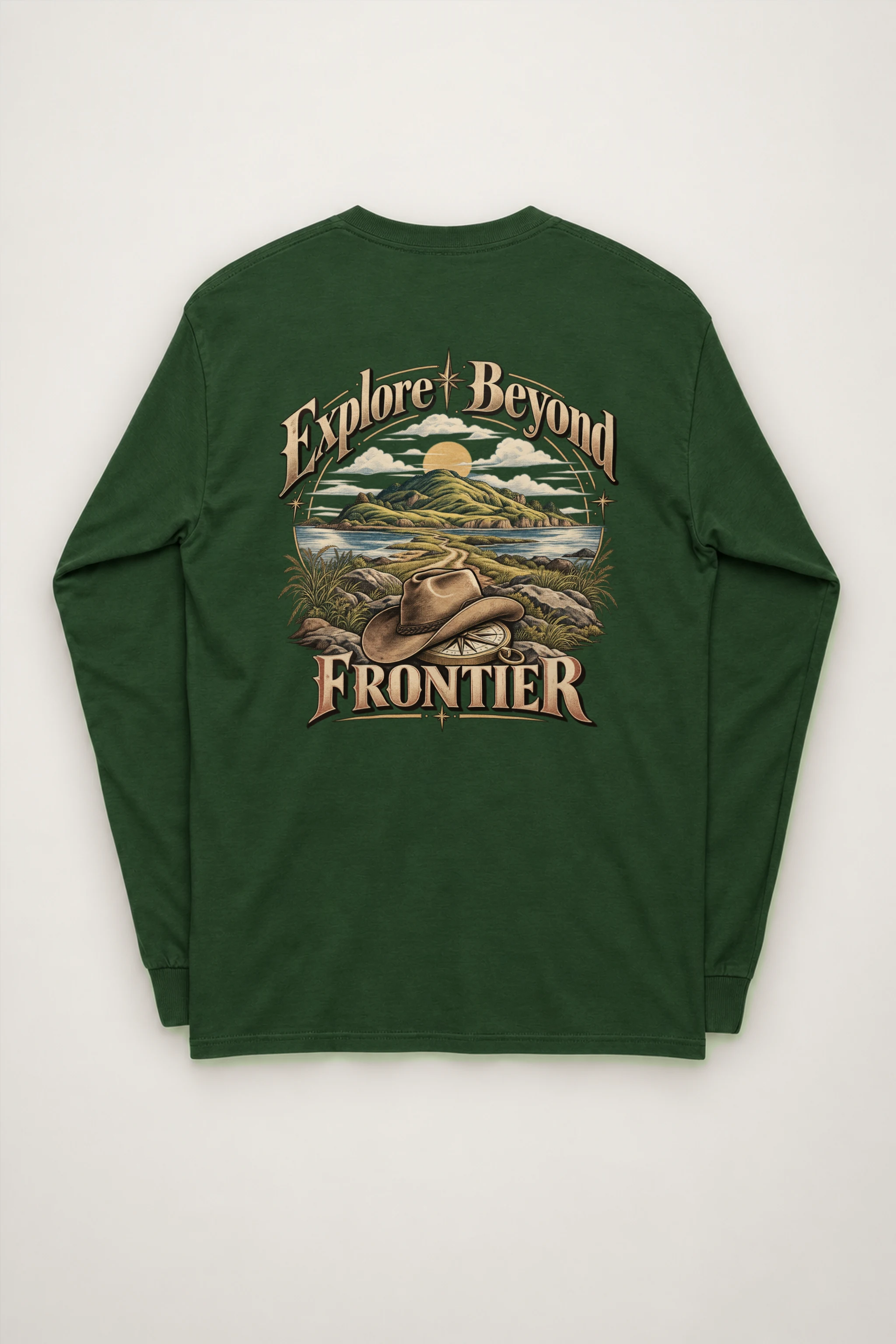 "Explore Beyond Frontier" Unisex Longsleeve T-shirt