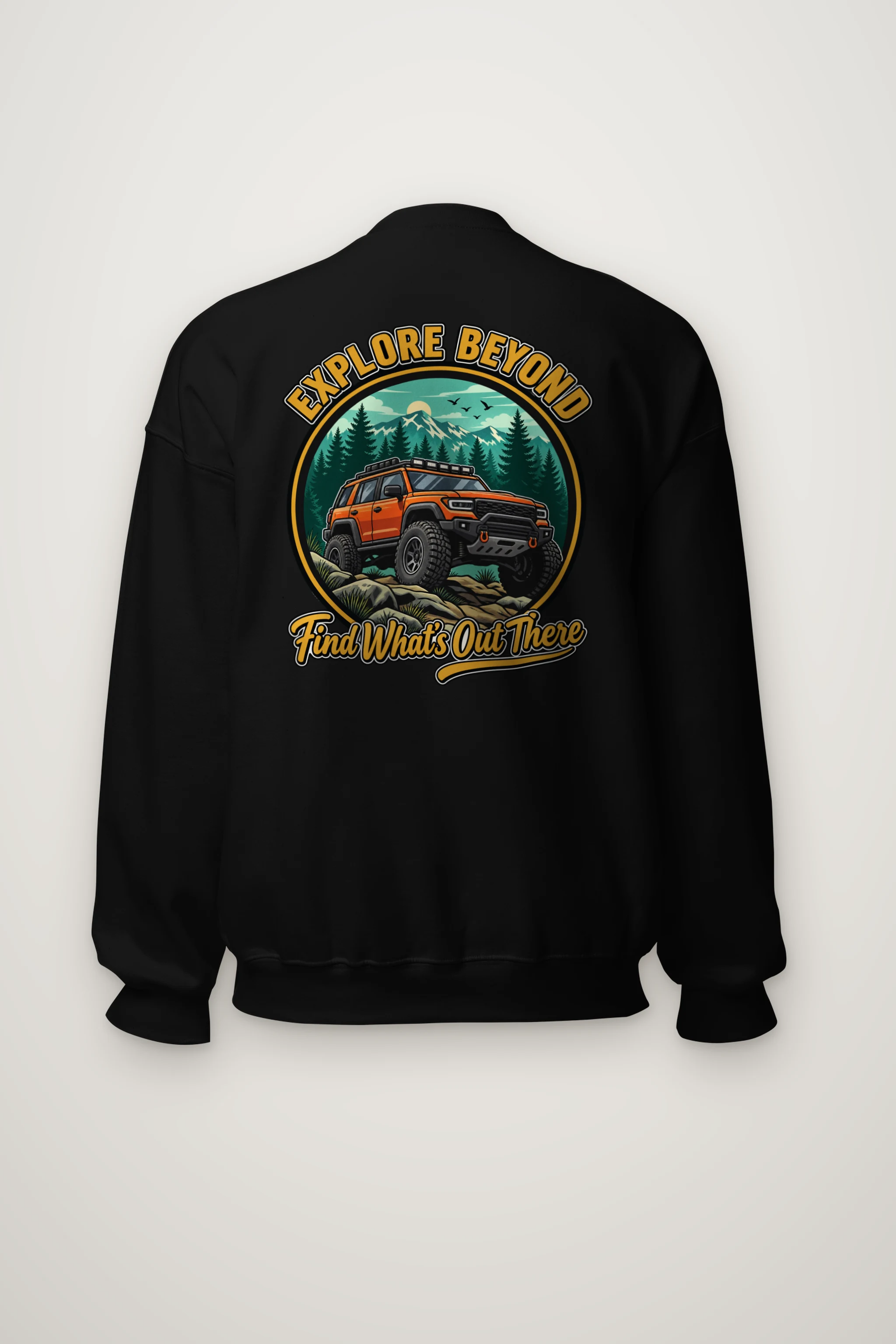 "Explore Beyond" Heavy Blend Unisex Crewneck Sweatshirt
