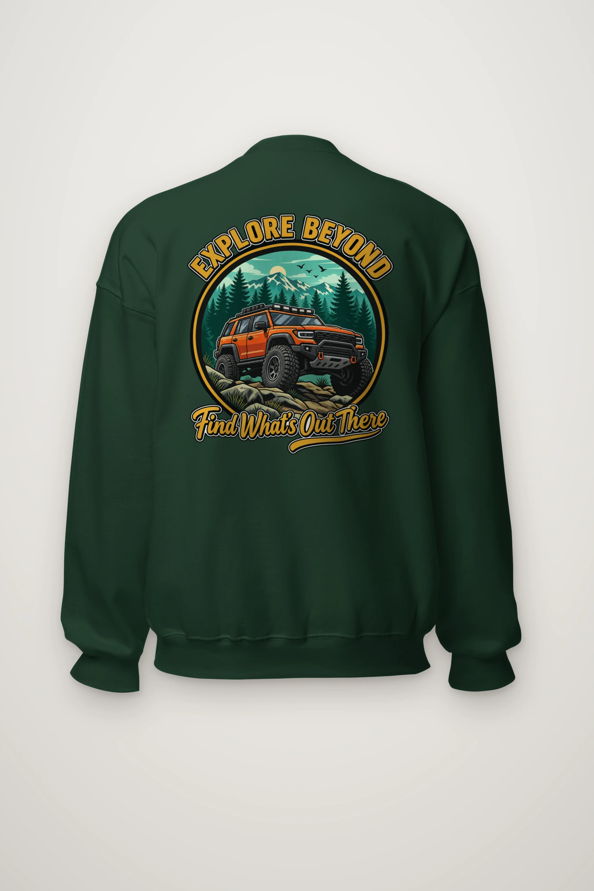 "Explore Beyond" Heavy Blend Unisex Crewneck Sweatshirt