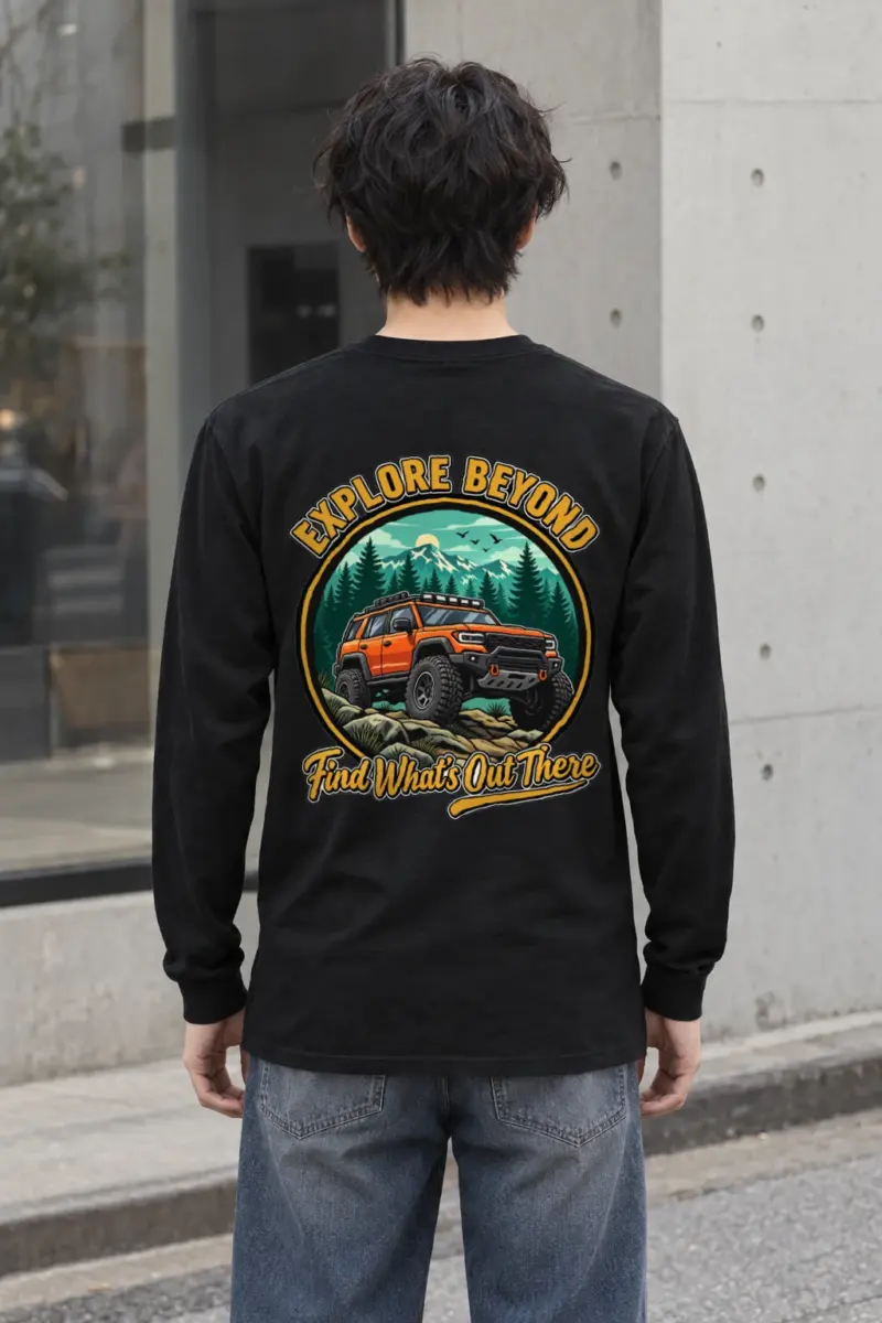 "Explore Beyond" Unisex Longsleeve T-shirt