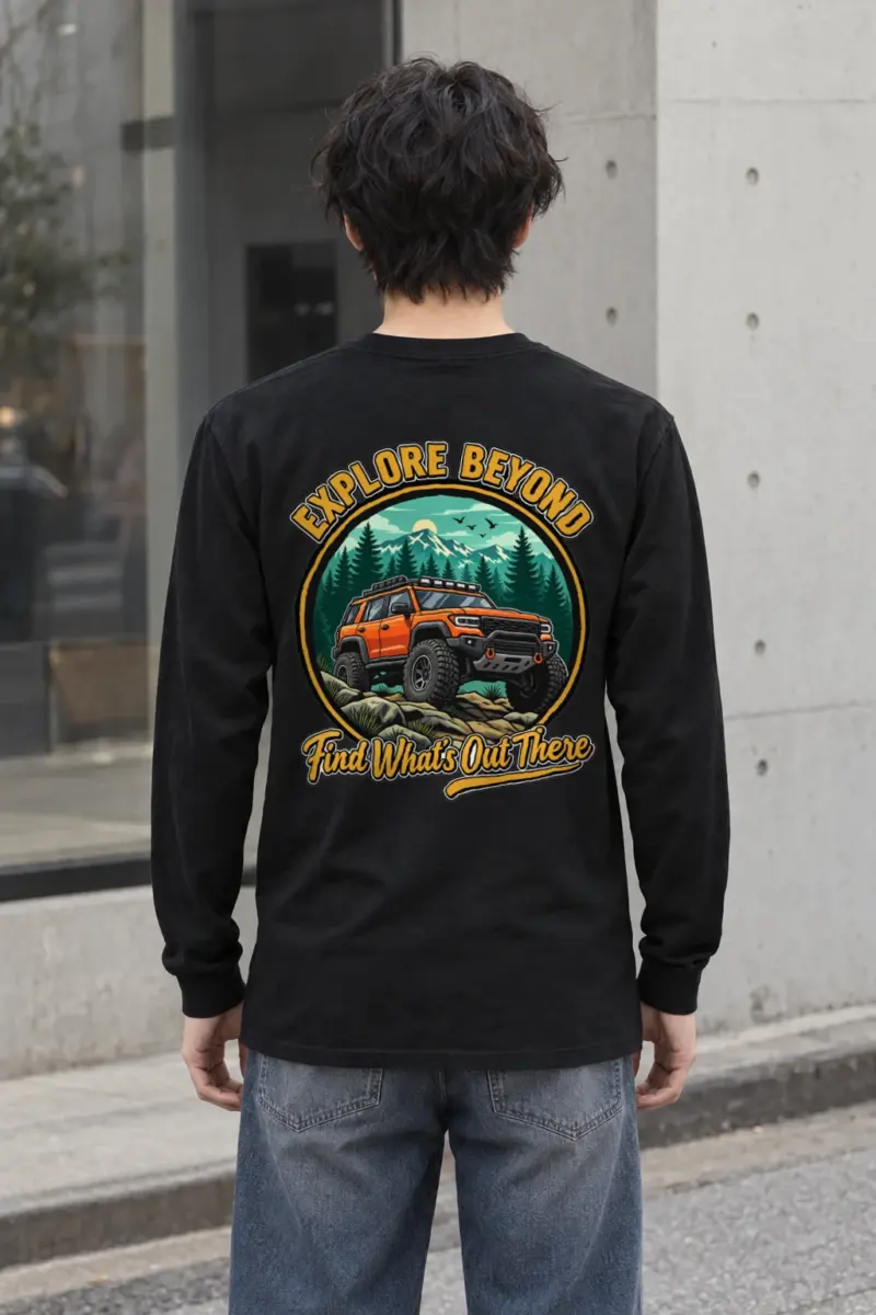 "Explore Beyond" Unisex Longsleeve T-shirt