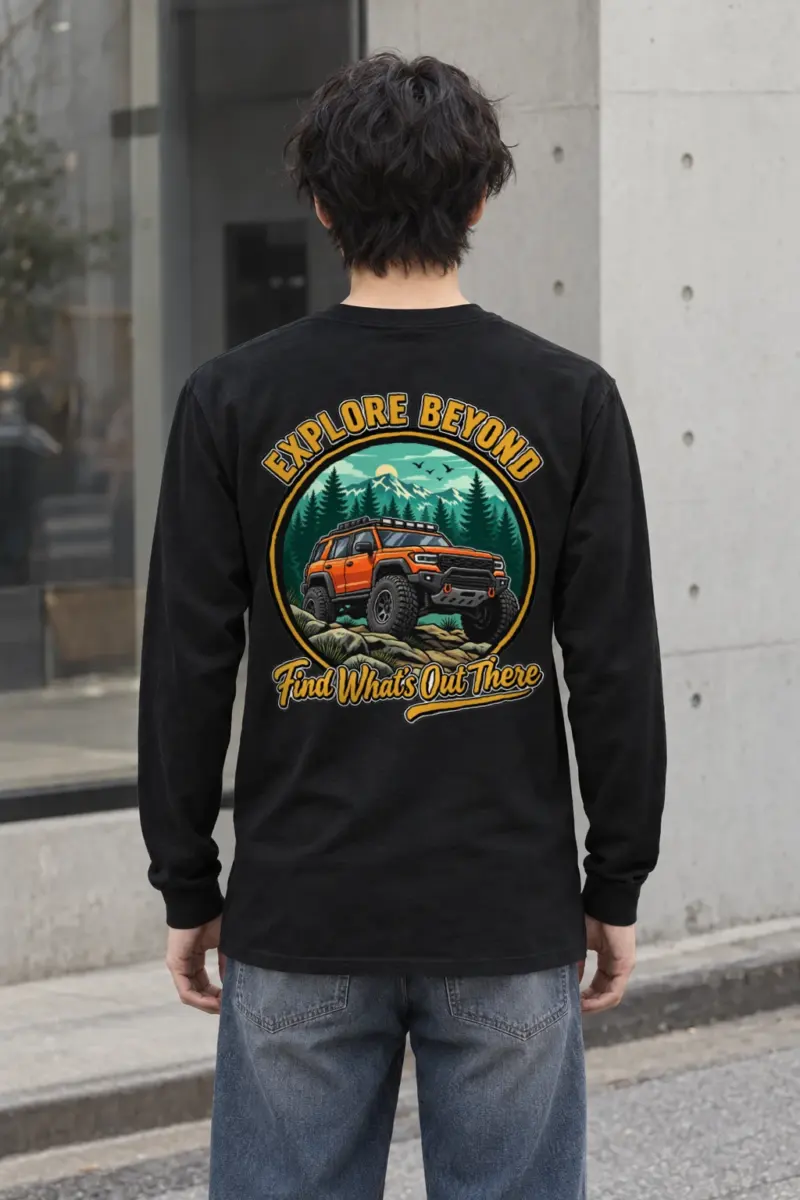 "Explore Beyond" Unisex Longsleeve T-shirt