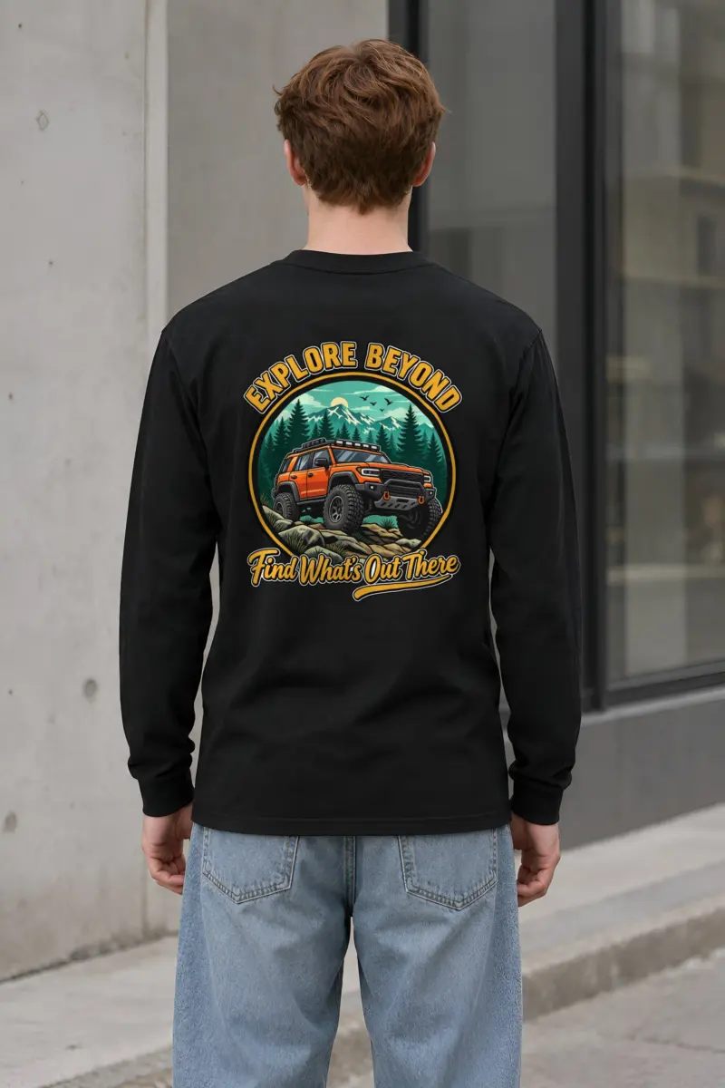 "Explore Beyond" Unisex Longsleeve T-shirt
