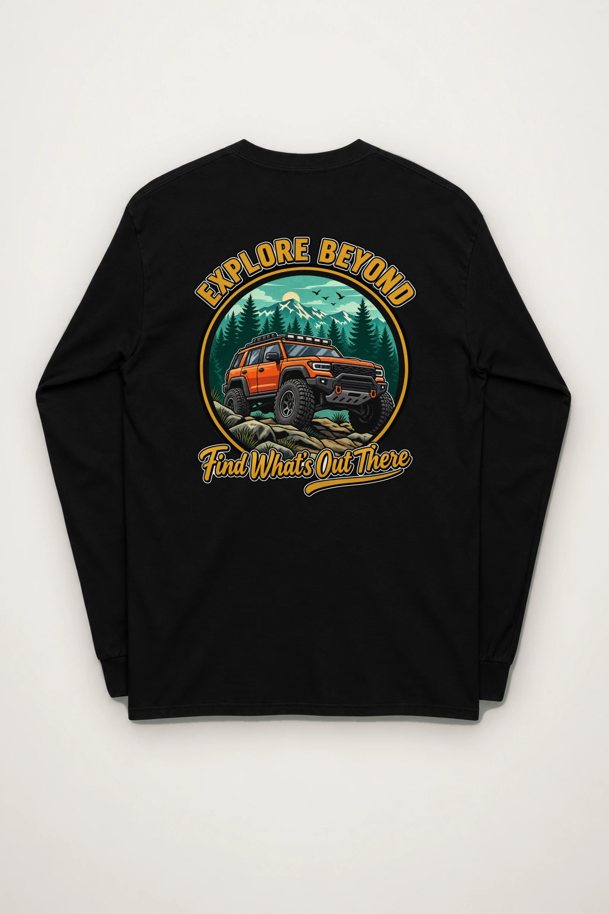 "Explore Beyond" Unisex Longsleeve T-shirt