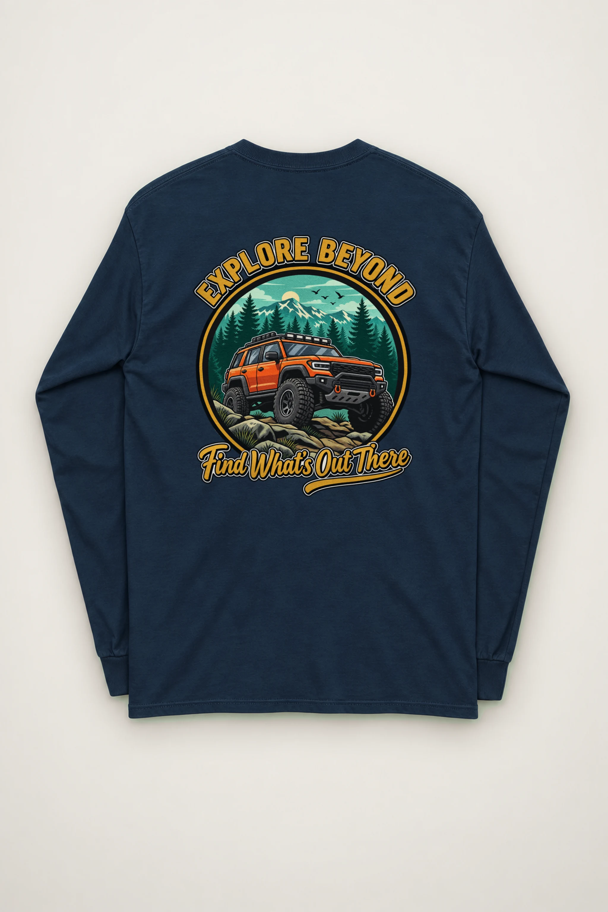 "Explore Beyond" Unisex Longsleeve T-shirt