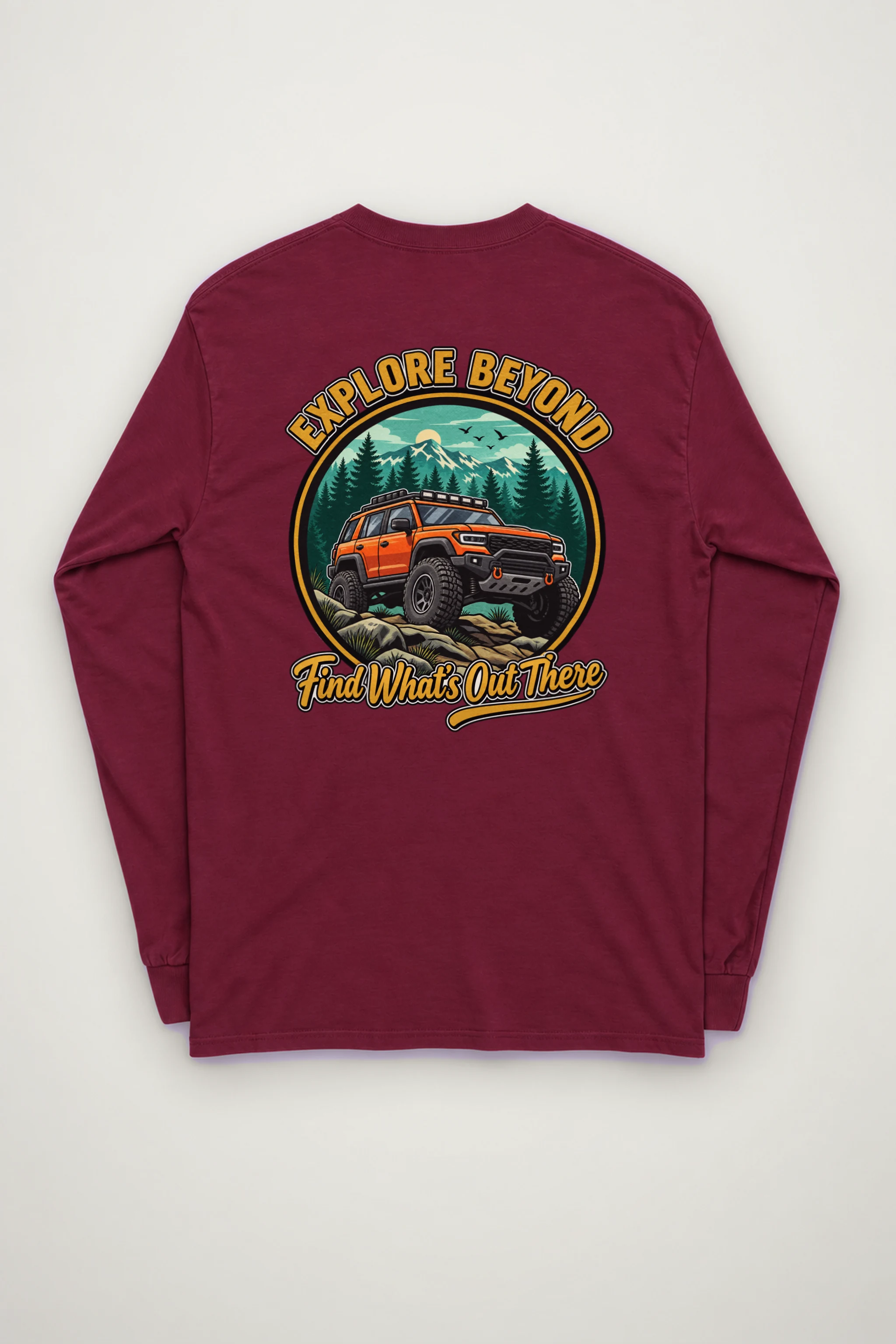 "Explore Beyond" Unisex Longsleeve T-shirt