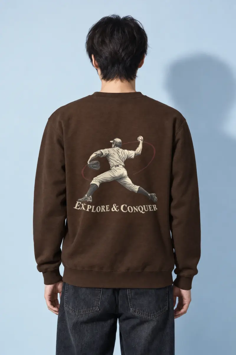 "Explore & Conquer" Heavy Blend Unisex Crewneck Sweatshirt