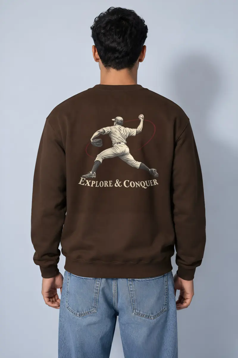 "Explore & Conquer" Heavy Blend Unisex Crewneck Sweatshirt