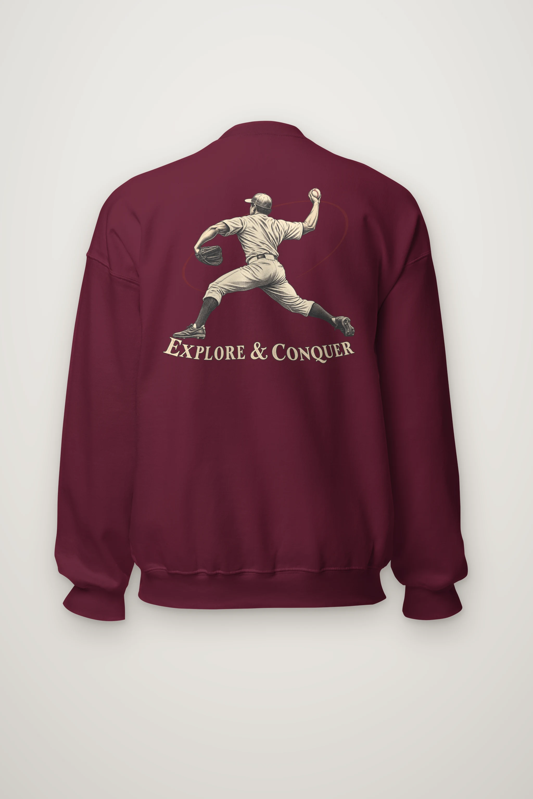 "Explore & Conquer" Heavy Blend Unisex Crewneck Sweatshirt