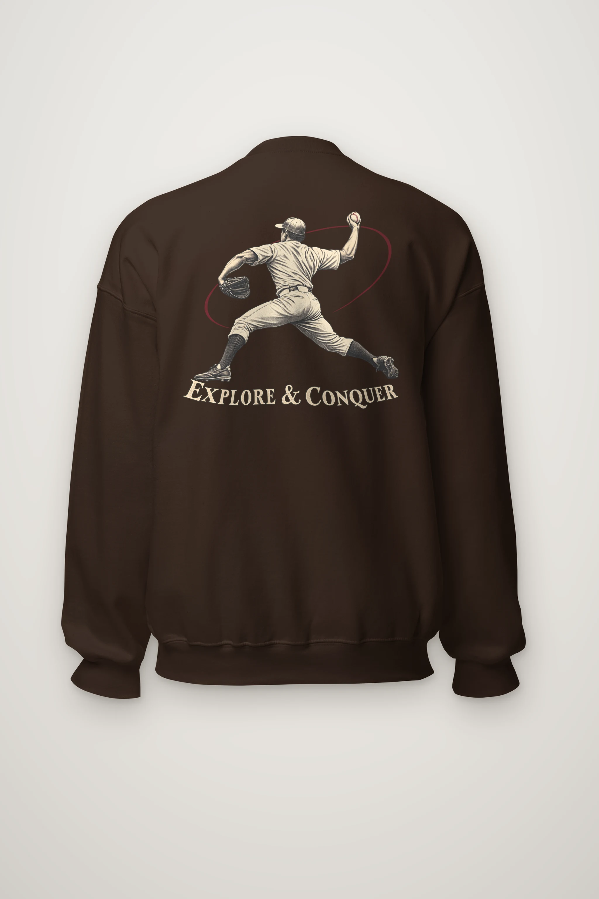 "Explore & Conquer" Heavy Blend Unisex Crewneck Sweatshirt
