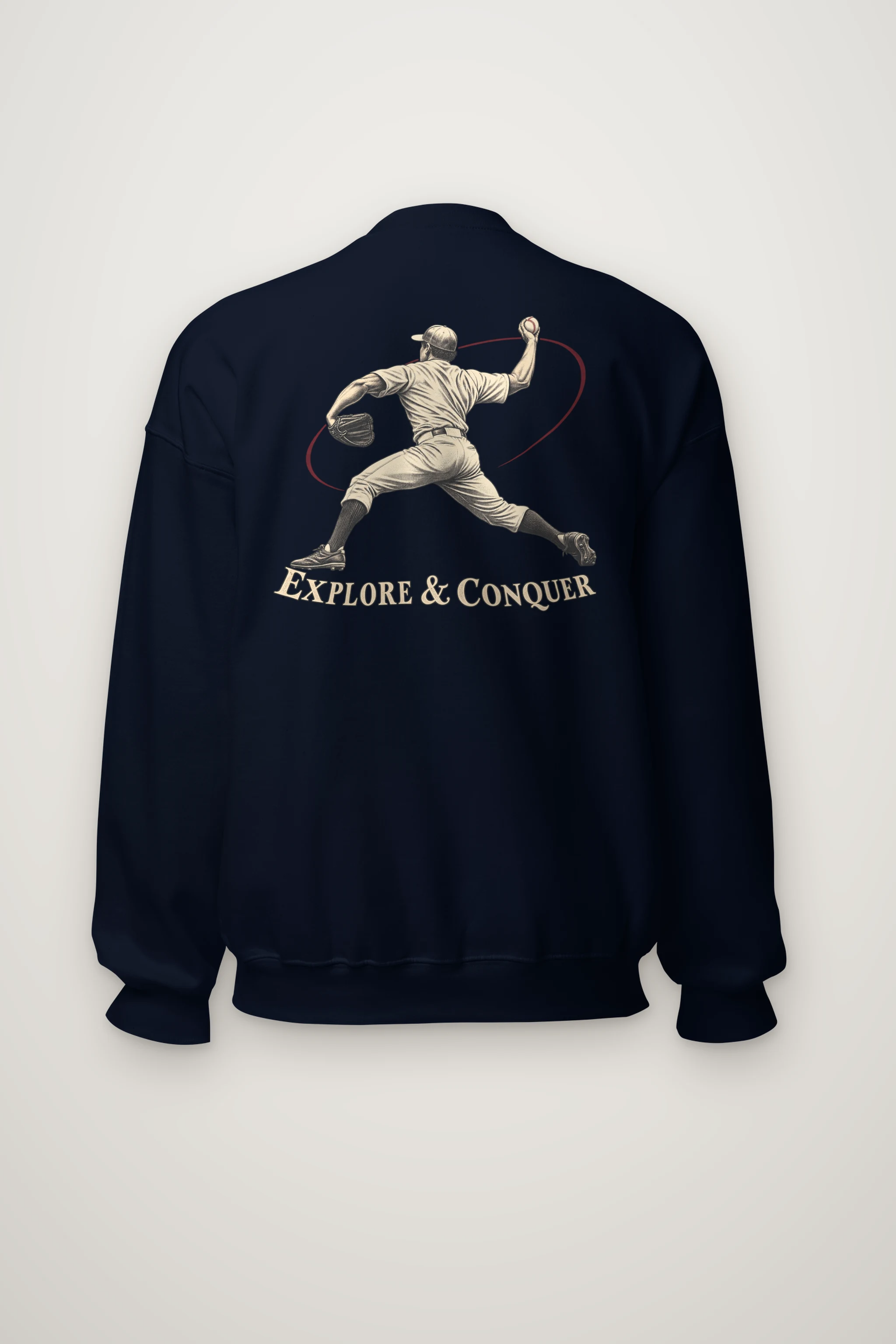 "Explore & Conquer" Heavy Blend Unisex Crewneck Sweatshirt