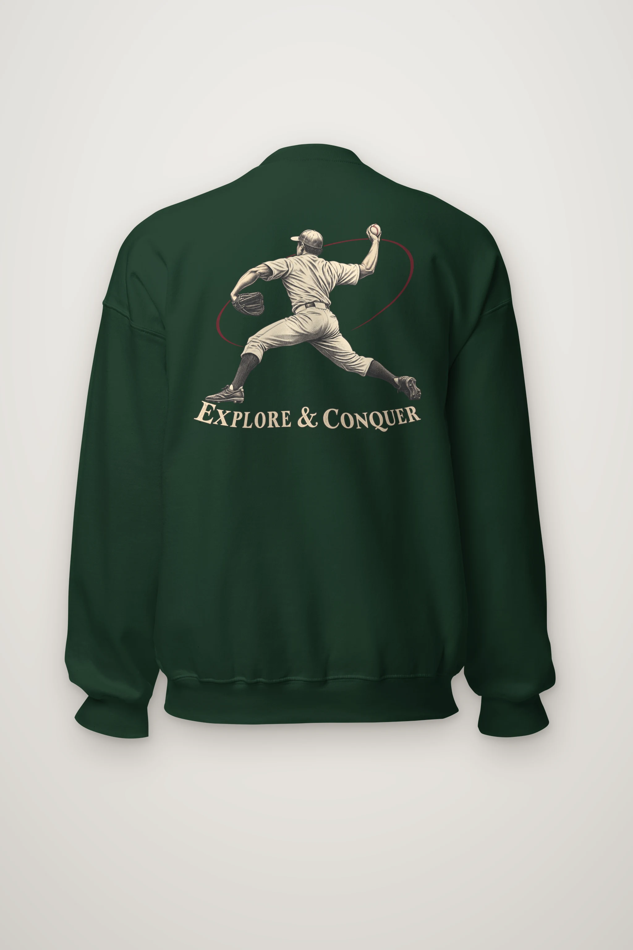 "Explore & Conquer" Heavy Blend Unisex Crewneck Sweatshirt