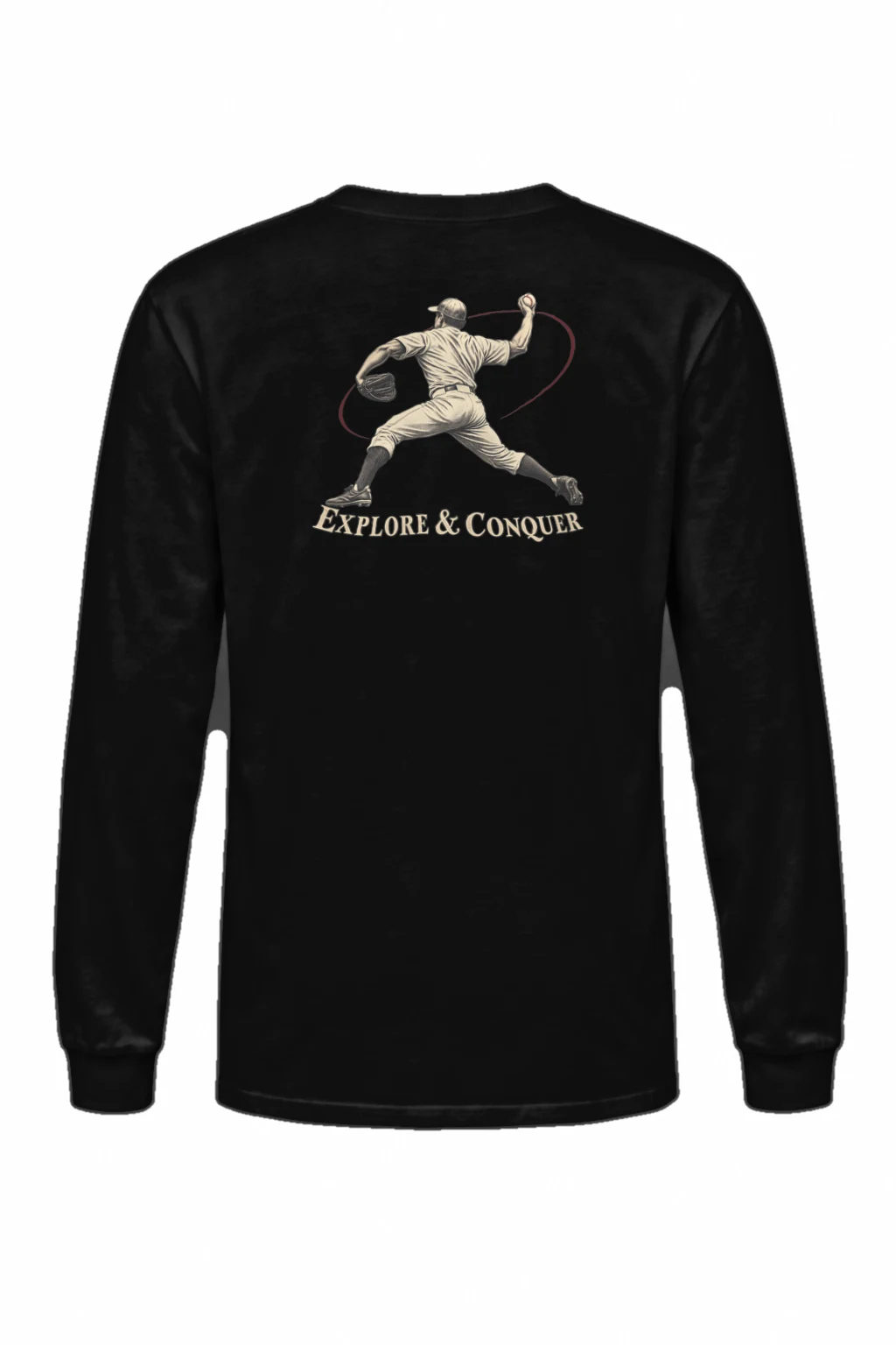 "Explore & Conquer Pitcher" Unisex Longsleeve T-shirt | Gildan 2400