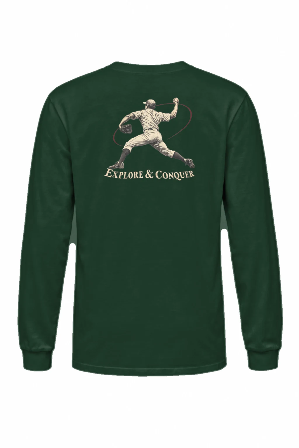"Explore & Conquer Pitcher" Unisex Longsleeve T-shirt | Gildan 2400
