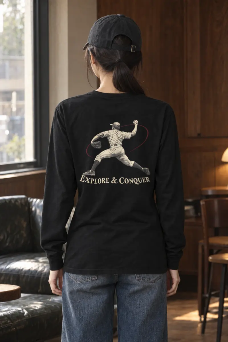 "Explore & Conquer" Unisex Longsleeve T-shirt