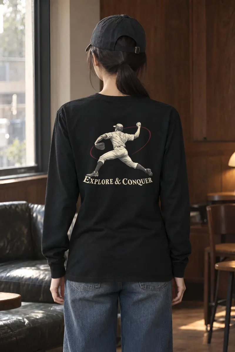 "Explore & Conquer" Unisex Longsleeve T-shirt