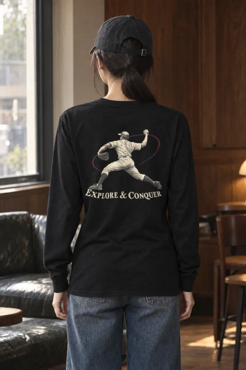"Explore & Conquer" Unisex Longsleeve T-shirt