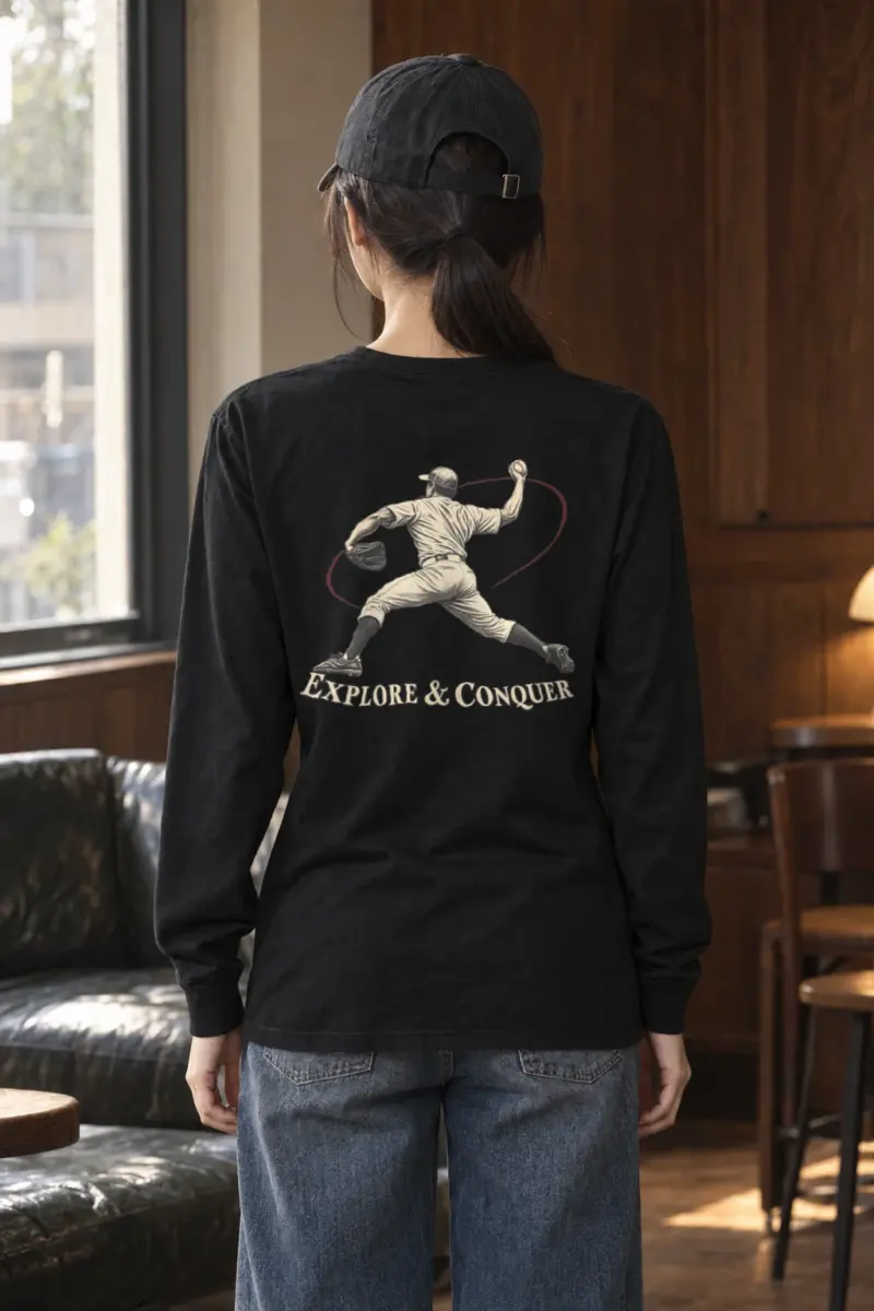 "Explore & Conquer" Unisex Longsleeve T-shirt