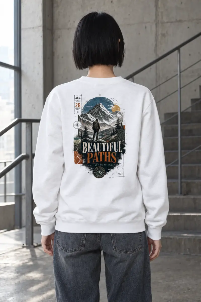 "Explore Further" Heavy Blend Unisex Crewneck Sweatshirt