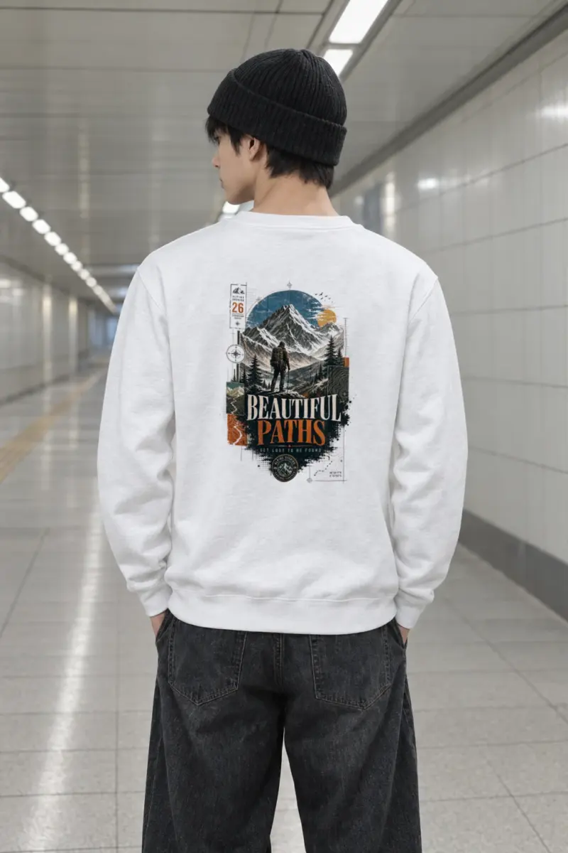 "Explore Further" Heavy Blend Unisex Crewneck Sweatshirt